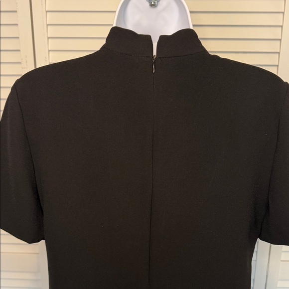 Zara Black Mini Dress with Choker Neckline - Picture 3 of 9